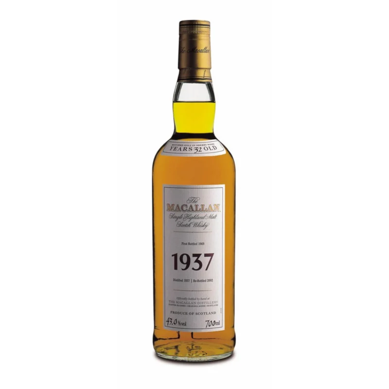 The Macallan Fine & Rare 1937 Vintage Single Malt Scotch Whiskey