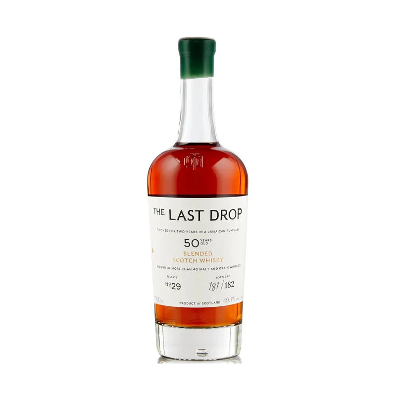 The Last Drop 50 Year Old Blended Scotch Rum Cask Whiskey