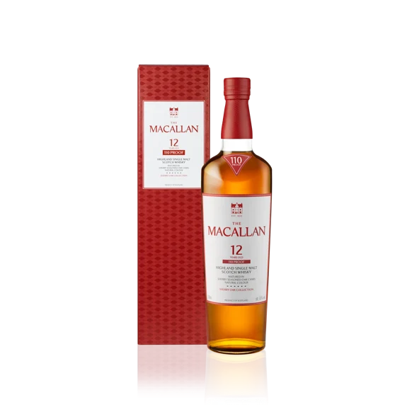 The Macallan Scotch Single Malt Sherry Oak Cask 12 Year 110 Proof 750ml