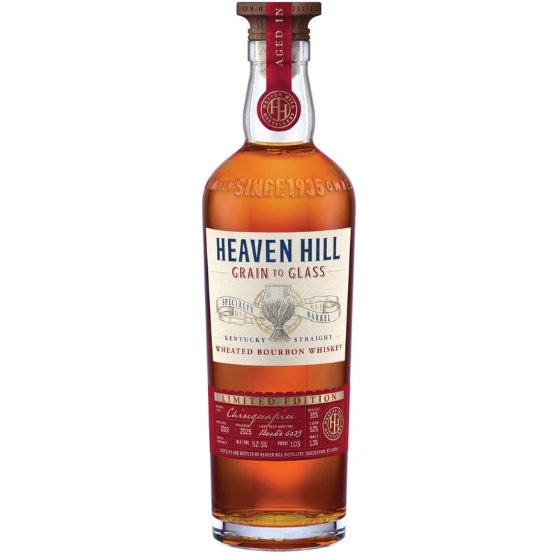 Heaven Hill Grain to Glass Specialty Barrel Series Wheated Bourbon Aged In Chinquapin Oak