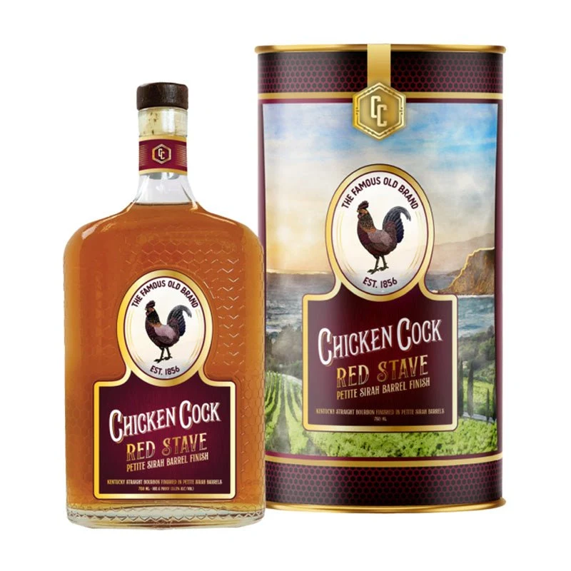 Chicken Cock Red Stave Bourbon Whiskey 750ml