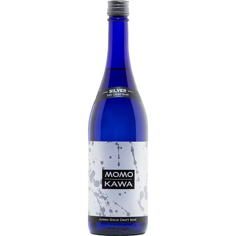 Momokawa Silver Junmai Ginjo Sake 750ml