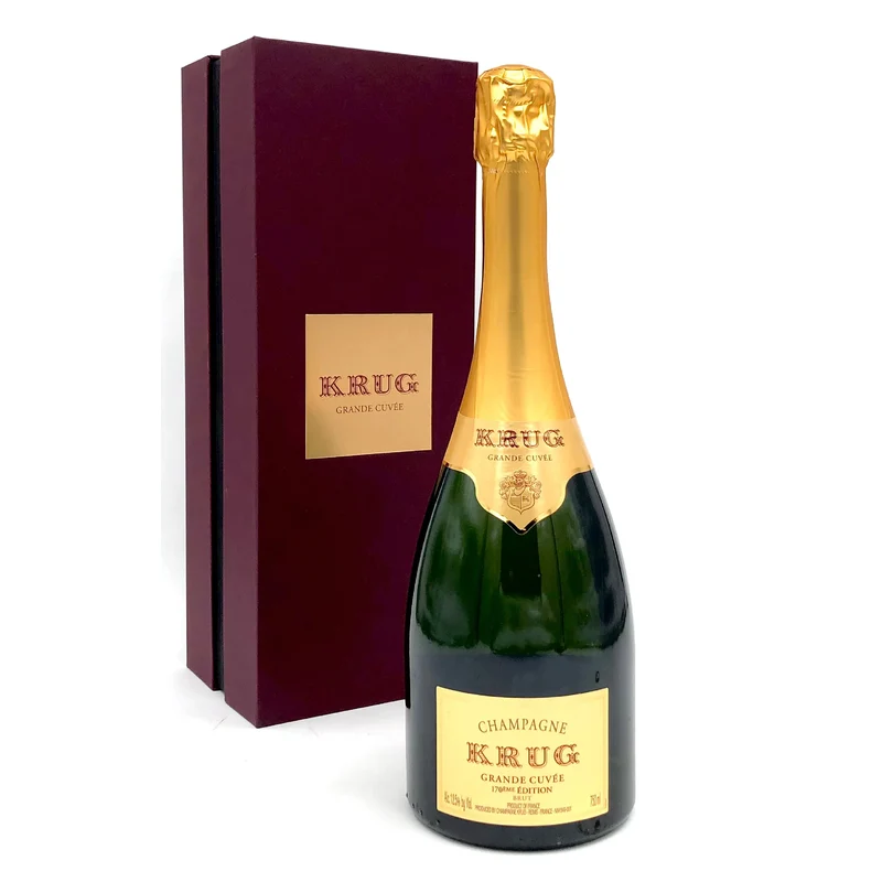 Krug Champagne Brut Grande Cuvee 172nd Edition W/ Gift Box