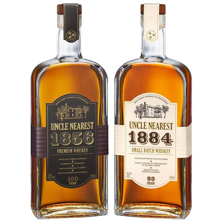 Uncle Nearest 1856 Premium Aged Whiskey & 1884 Small Batch Whiskey Set