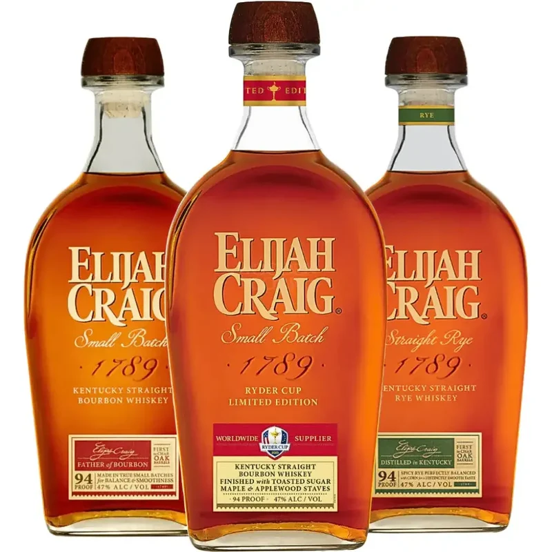 Elijah Craig Ryder Cup 2025 Edition + Small Batch & Rye Bundle