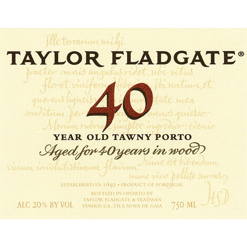 Taylor Fladgate Aged Tawny Port 40Yr 750ml