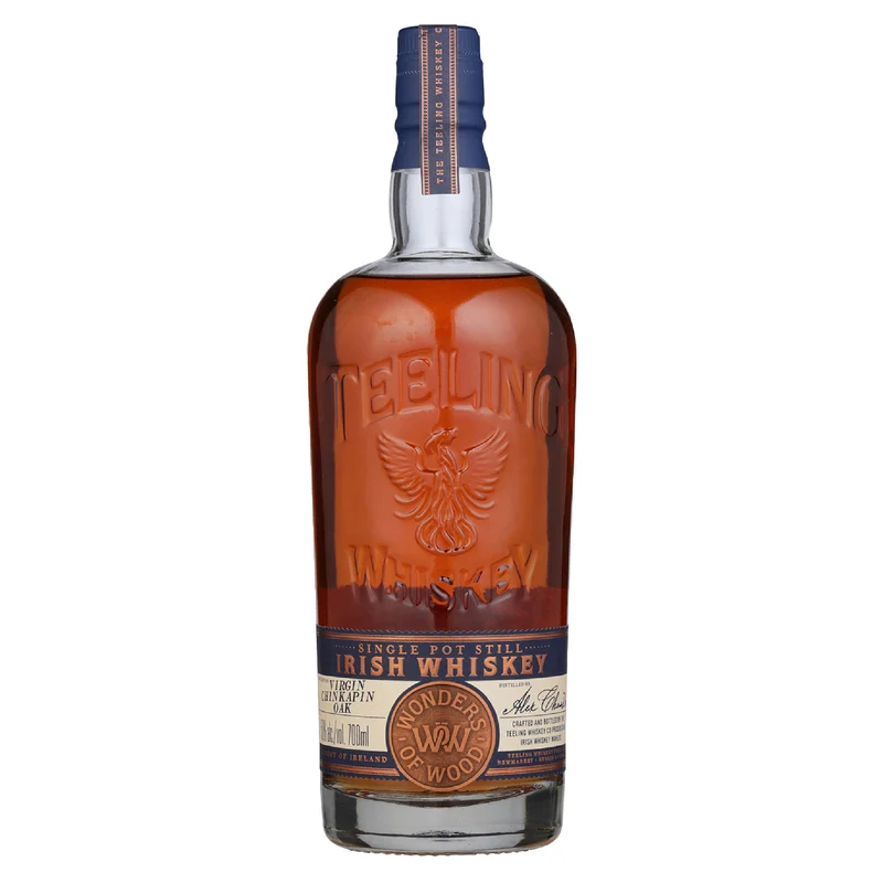 Teeling Single Pot Still Irish Whiskey Wonders Of Wood #1 Virgin Chinkapin Oak