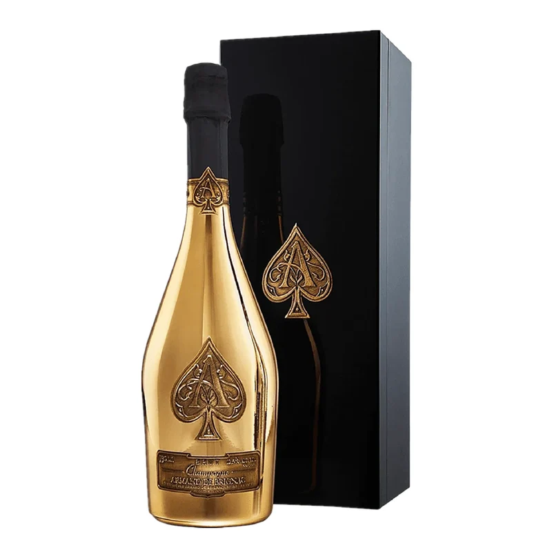 Armand De Brignac Champagne Brut W/ Wooden Gift Box (Gold)