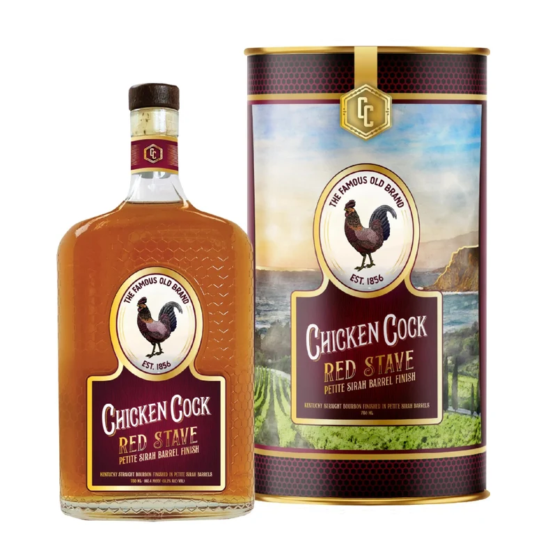 Chicken Cock Red Stave Petite Sirah Barrel Finish Kentucky Straight Bourbon Whiskey