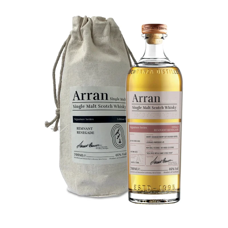 The Arran Malt Single Malt Scotch Signature Series Edition 1 Remnant Renegade Whiskey