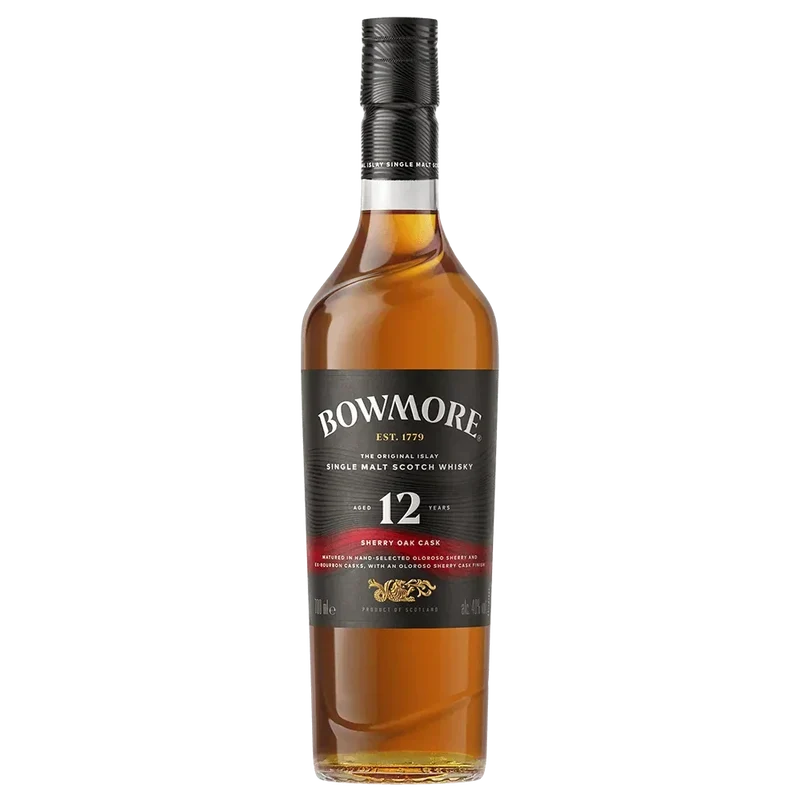 Bowmore 12 Year Sherry Oak Single Malt Scotch Whisky 700mL