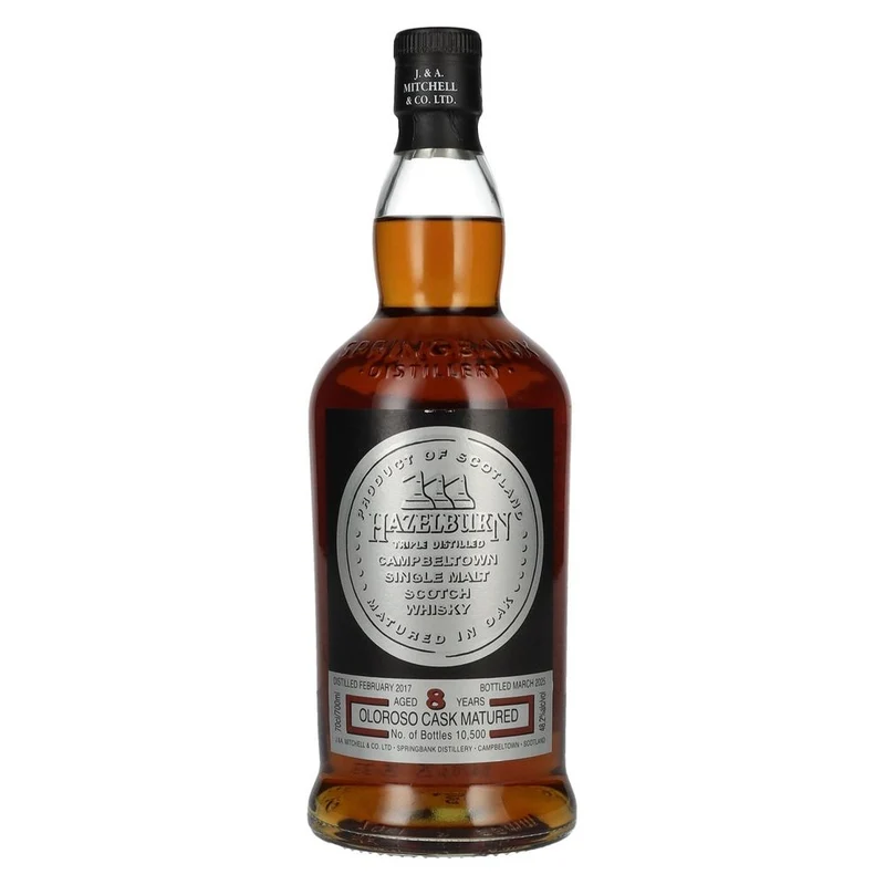 Hazelburn 8 Years Old Oloroso Cask Matured Campbeltown Single Malt Scotch Whisky