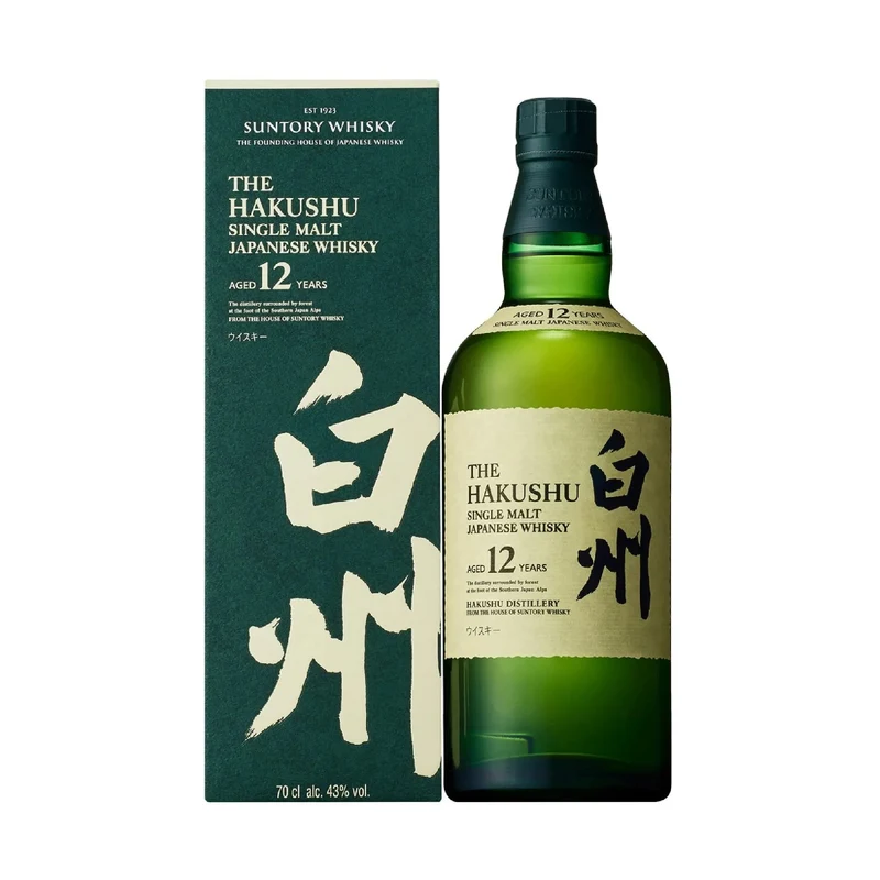 Hakushu 12 Year Old Single Malt Japanese Whiskey