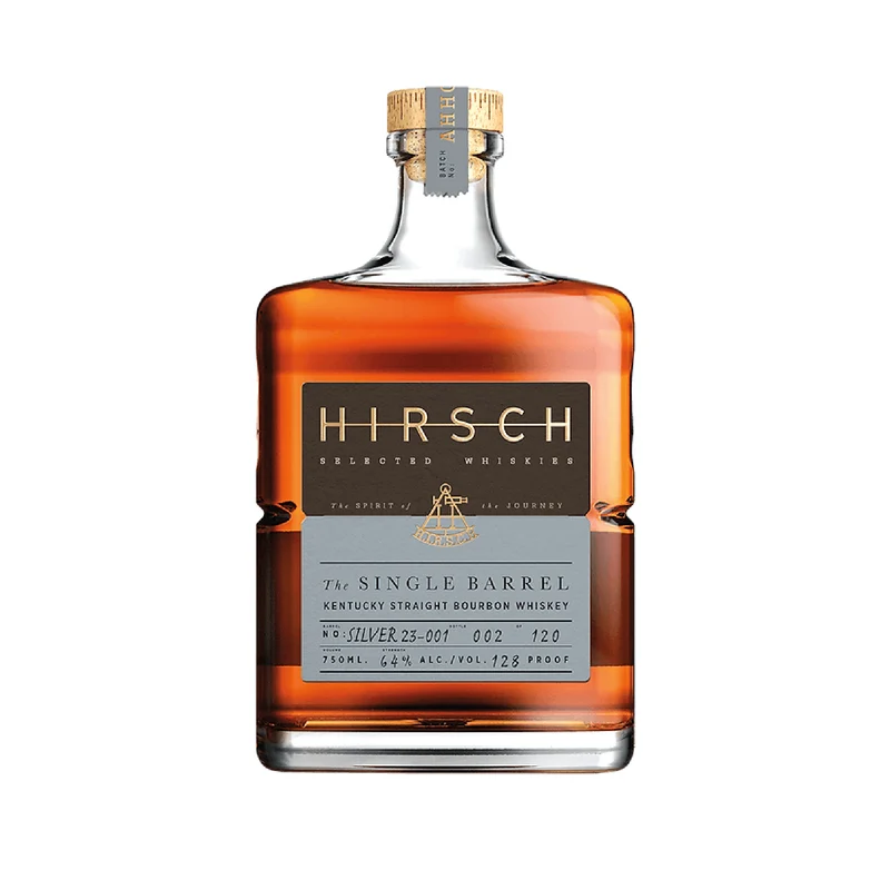 Hirsch Straight Bourbon The Single Barrel Silver Whiskey