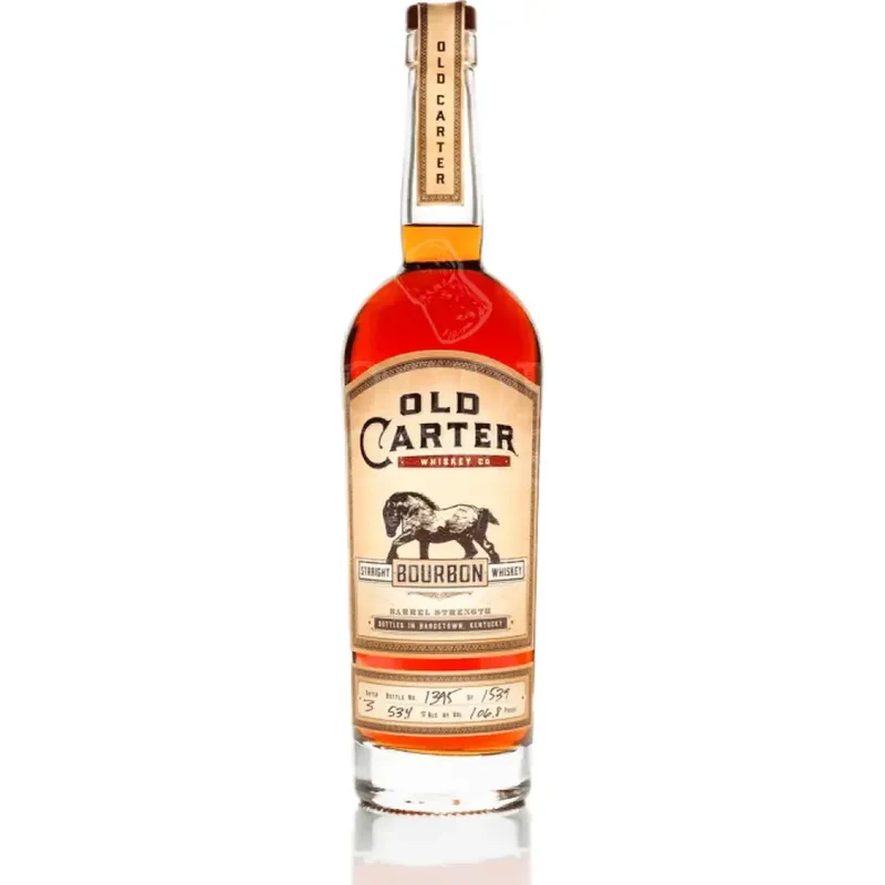 Old Carter Bourbon Whiskey Batch #1 108.9 Proof