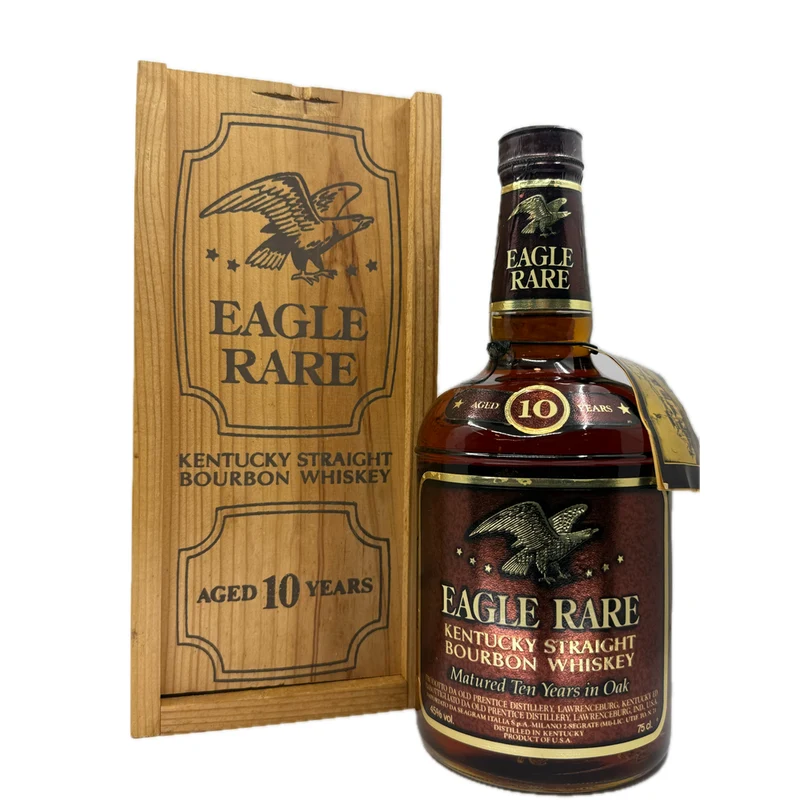 Eagle Rare 90 Proof 10 Year Kentucky Straight Bourbon (1986 Release) Lawrenceberg Old Prentice