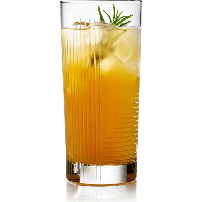Libbey Cut Cocktails Passage Tumbler Glasses, 15.75-ounce, Set of 4