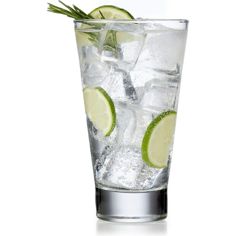 Libbey Modern Bar Essentials Hi-Ball Glasses, 12-ounce, Set of 6
