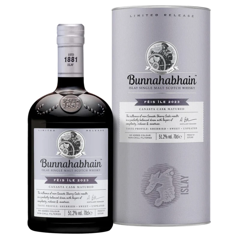 Bunnahabhain Fèis Ìle 2023 Canasta Cask Matured