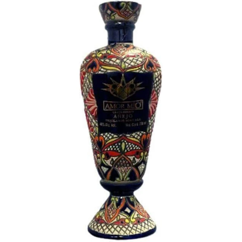 Amor Mio Gran Reserva Rainbow Ceramic Anejo Tequila