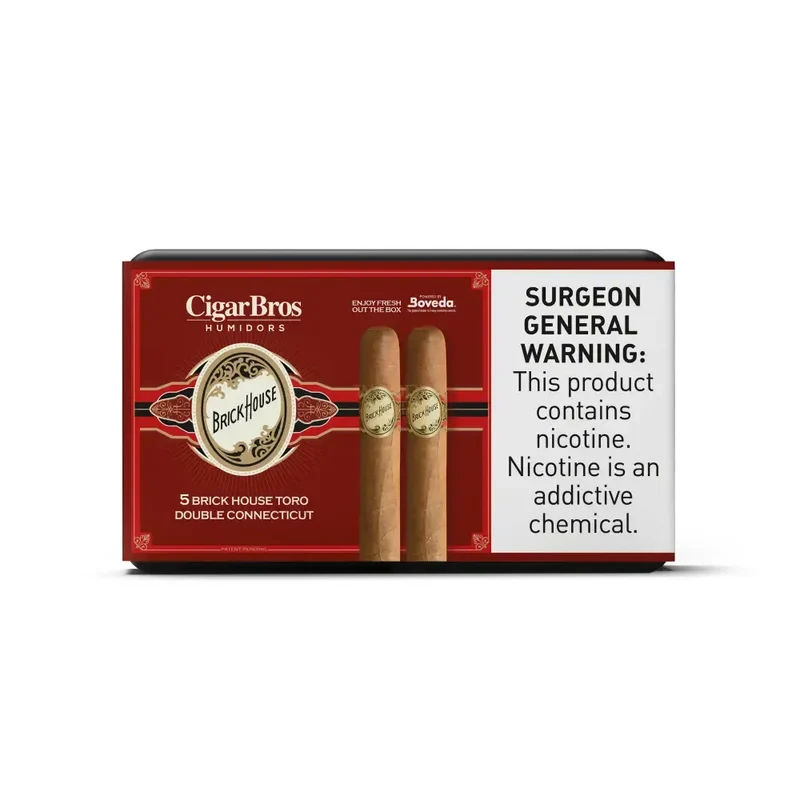 Brick House Premium Cigars Set + Personal Humidor by CigarBros