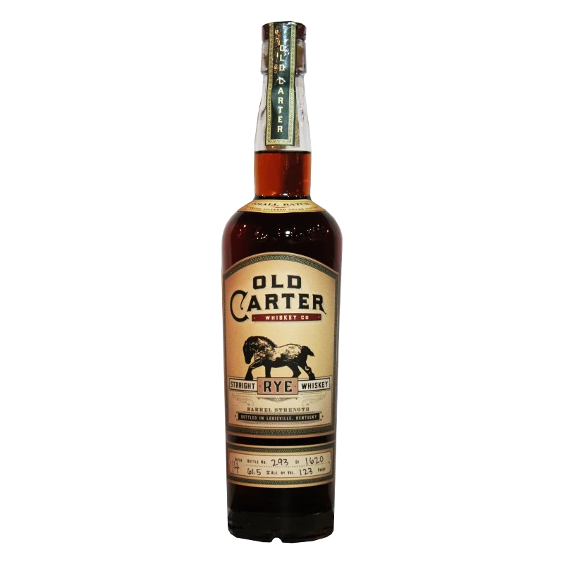 Old Carter Straight Rye Whiskey Batch 14 123 Proof