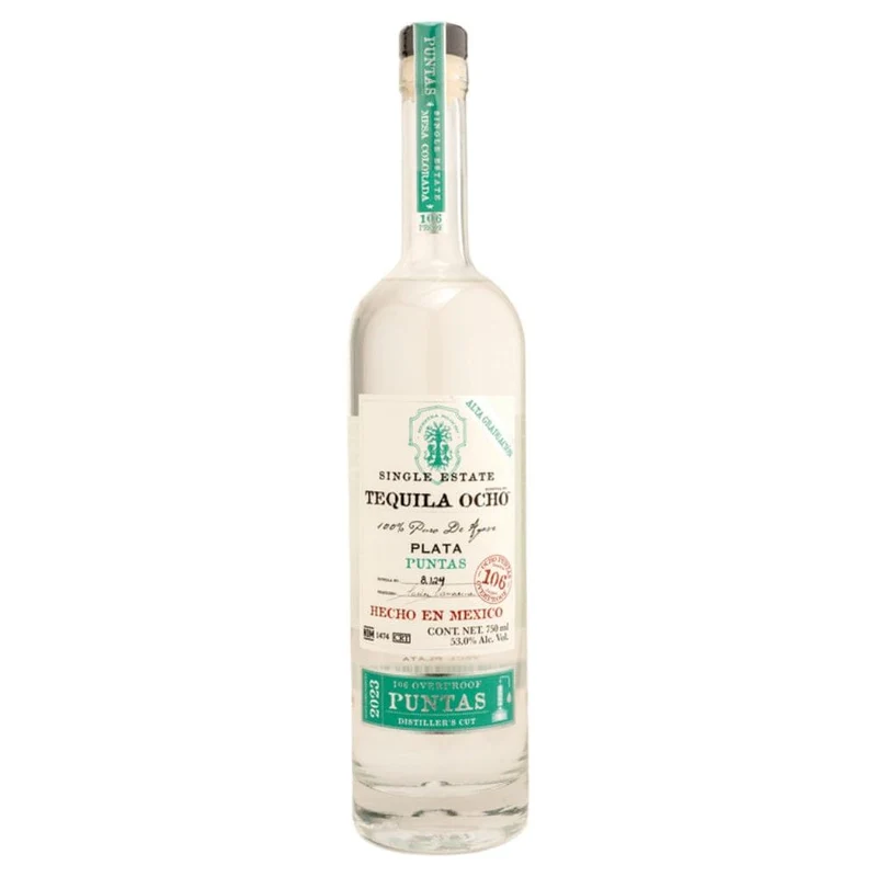 Tequila Ocho Single Estate 2023 Plata Puntas 106 Overproof