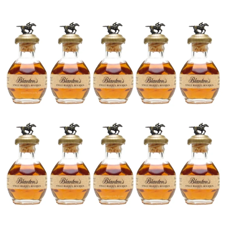 Blanton's Miniature Bourbon 50ml 10 Pack Shot Bundle
