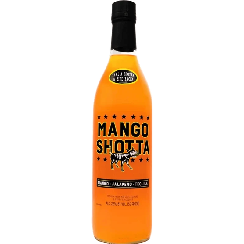 Mango Shotta Spicy Mango & Jalapeño Flavored Tequila