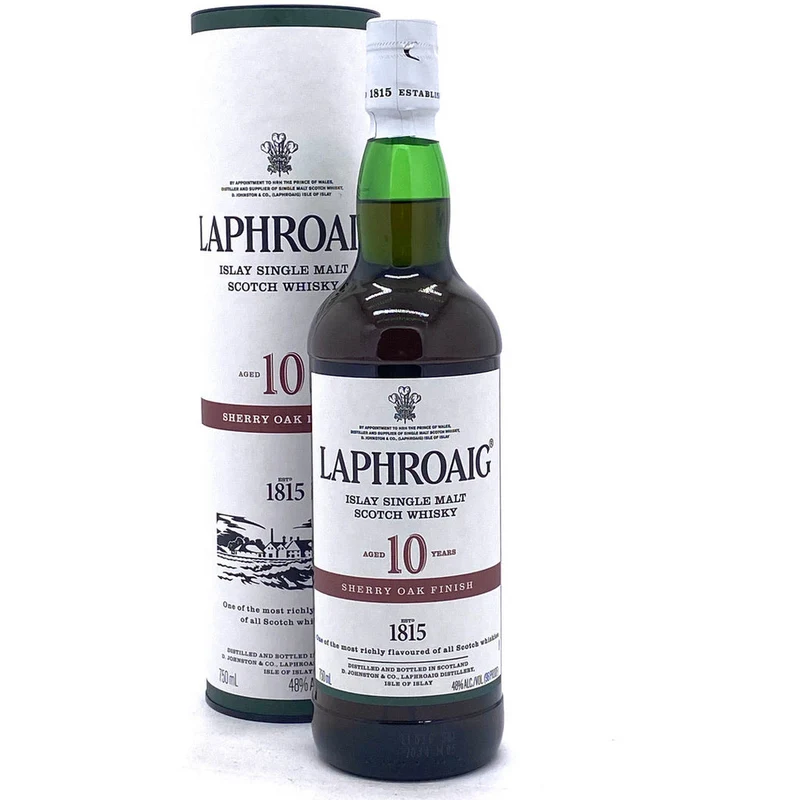 Laphroaig 10 Years Old Sherry Oak Finish Islay Scotch Whisky