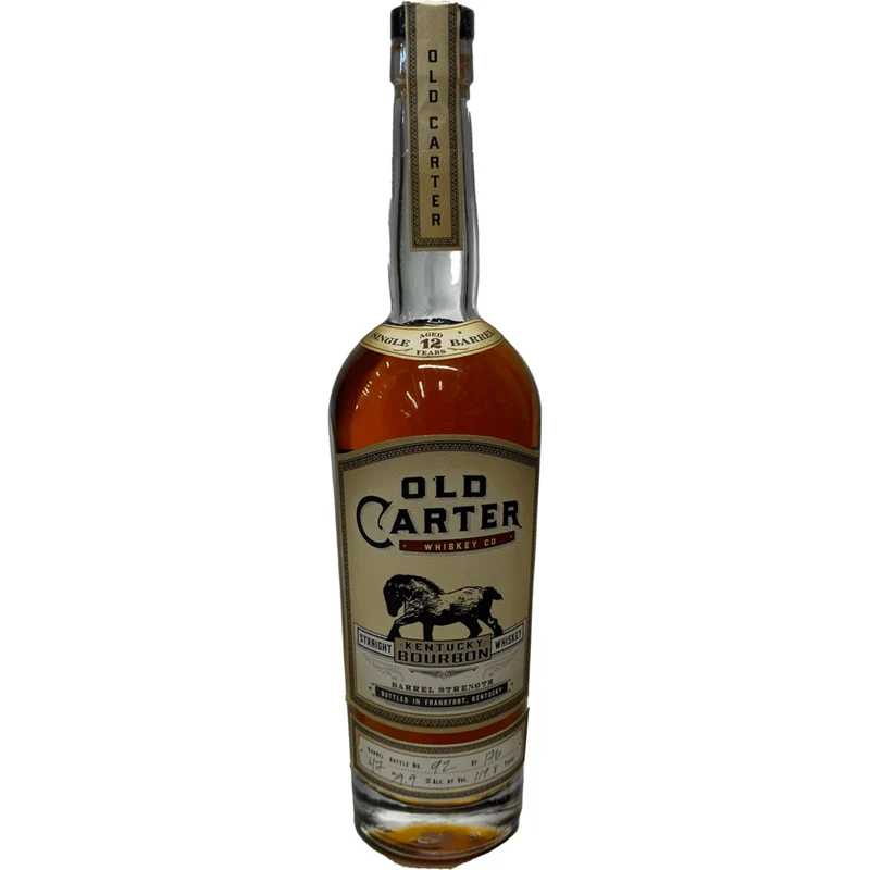 Old Carter 12 Year Kentucky Straight Bourbon Whiskey 2019 Single Barrel