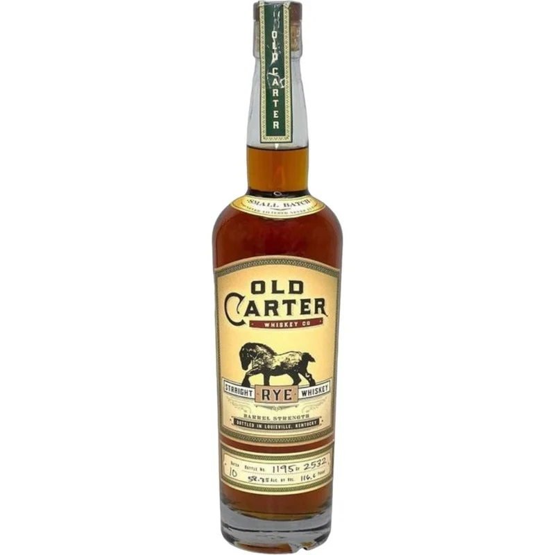 Old Carter Straight Rye Whiskey Batch 11 115.6 Proof