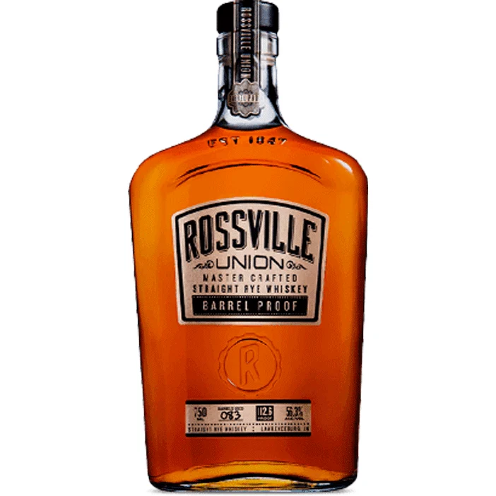 Rossville Union Barrel Proof Straight Rye Whiskey