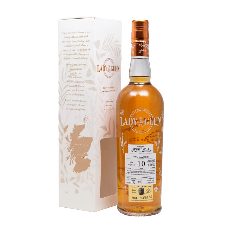 Tamnavulin 2015 10 Year Old Whisky Single Cask #301041 Lady Of The Glen 55.4%
