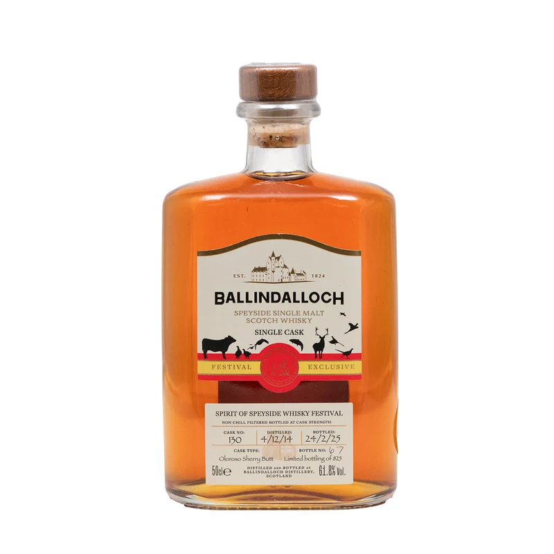 Ballindalloch 2014 10 Year Old Whisky Single Cask #130 61.8%