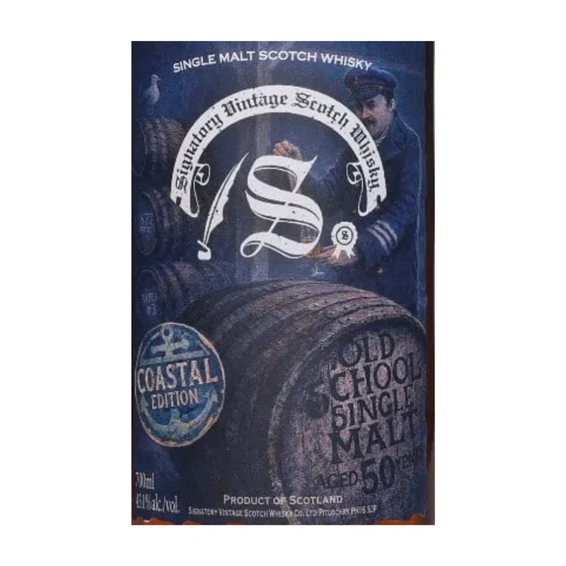 Signatory Coastal Edition 50 Year Old Whisky Single Oloroso Cask 43.1%