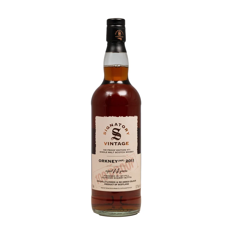 Highland Park 2011 14 Year Old Whisky Signatory Vintage 100 Proof Edition #71 57.1%