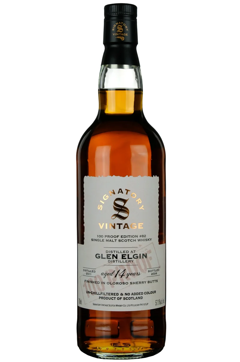 Glen Elgin 2011-2026 | 14 Year Old Signatory Vintage 100 Proof Edition 82