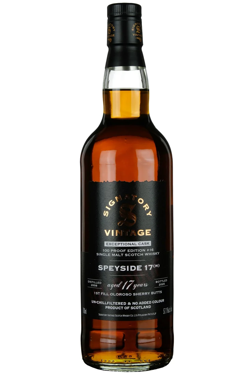 Speyside (M) 2008-2026 | 17 Year Old Signatory Vintage Exceptional Cask 100 Proof Edition 16