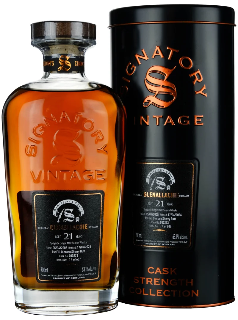 Glenallachie 2005-2026 | 21 Year Old Signatory Vintage Symington's Choice Single Cask 9000273