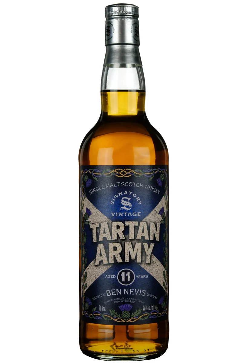 Ben Nevis 11 Year Old Signatory Vintage Un-Chillfiltered Collection Tartan Army Bottled 2026
