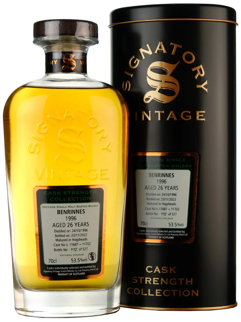 Benrinnes 1996-2022 | 26 Year Old Signatory Vintage Cask Strength Collection Casks 11687 + 11702
