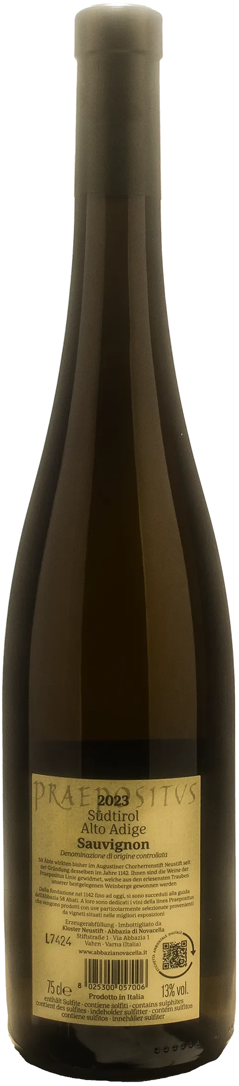 Abbazia di Novacella Praepositus Sauvignon 2023