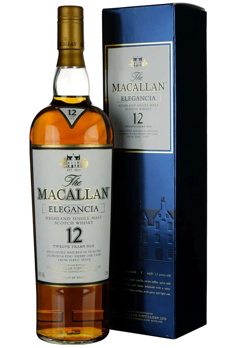 Macallan 12 Year Old Elegancia 2000s 1 Litre