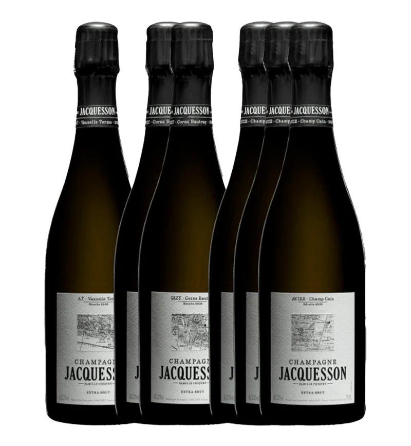 Jacquesson Lieux-Dits 2008 (3 Bts Avize Champ Cain 2008 + 2 Bts Dizy Corne Bautray 2008 + 1 Btl Ay V