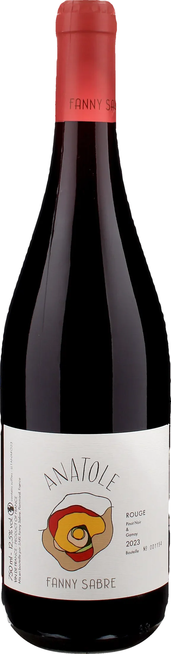 Fanny Sabre Cuvee Anatole Rouge 2023