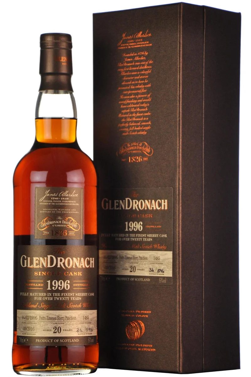 Glendronach 1996-2016 | 20 Year Old | Single Cask 1485 | Batch 14