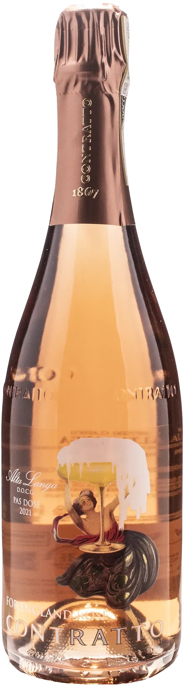Contratto Alta Langa For England Rosè Pas Dose 2021