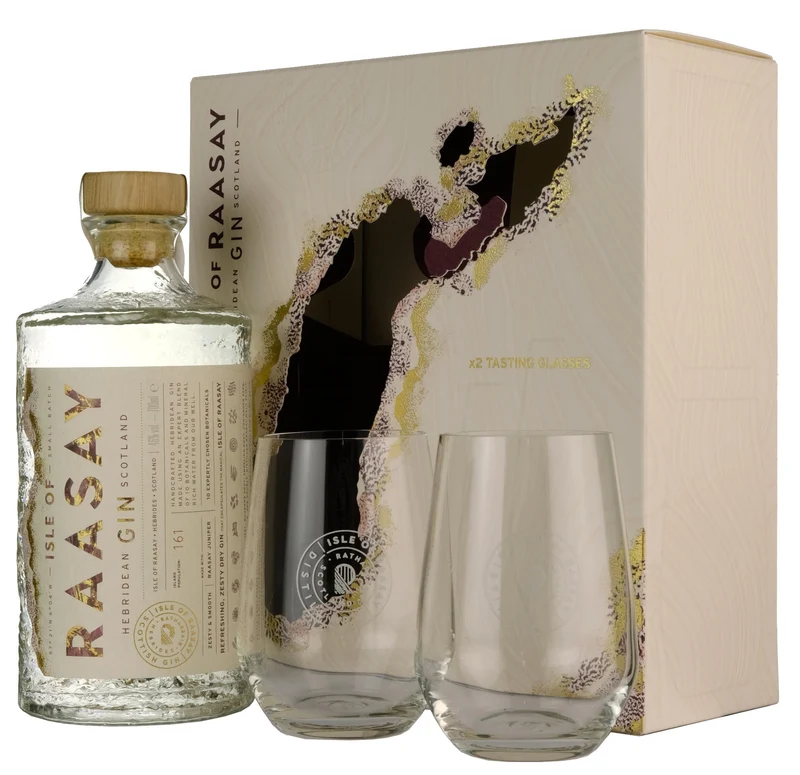 Isle Of Raasay Gin | Gift Pack + 2 Glasses