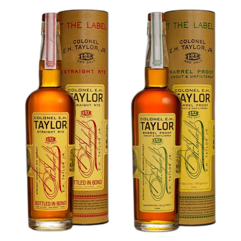 EH Taylor Straight Rye Bourbon Barrel Proof Bundle